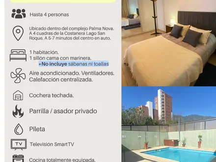 Alquiler temporario de departamento en Villa carlos paz