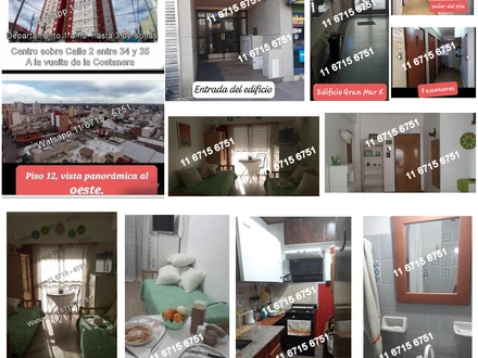 Alquiler temporario de apartamento em Santa teresita