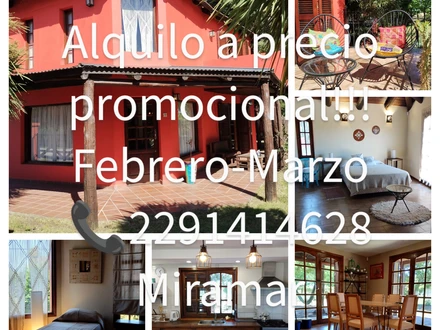 Alquiler temporario de casa em Miramar