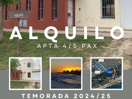 Alquiler temporario de apartamento em Necochea