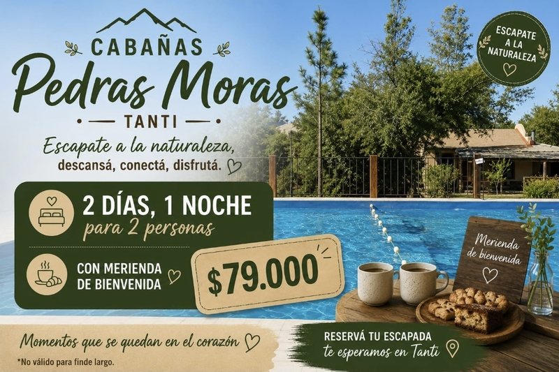 Alquiler temporario de caba&ntilde;a en Tanti