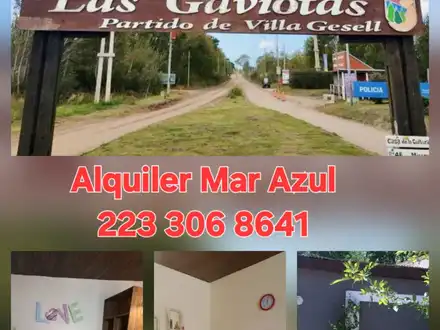 Alquiler temporario de casa em Mar azul