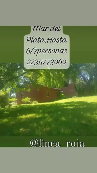 Alquiler temporario de casa de campo em Mar del plata