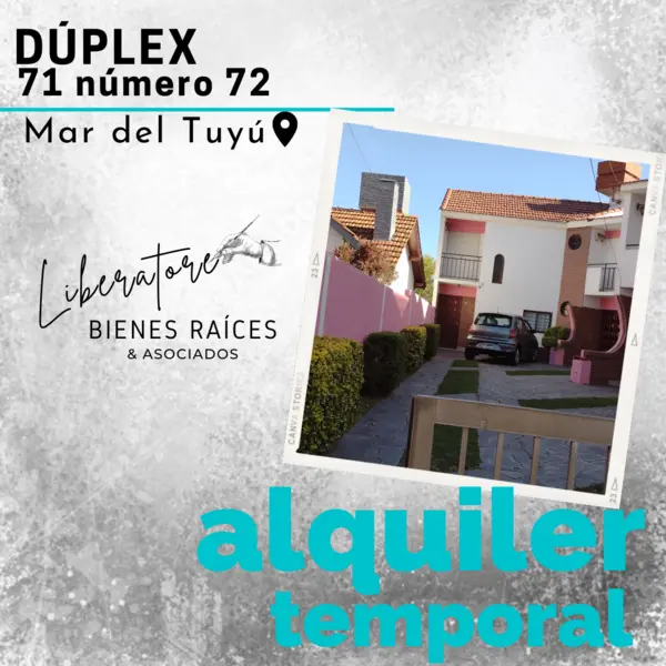 Alquiler temporario de casa en Mar del tuyú