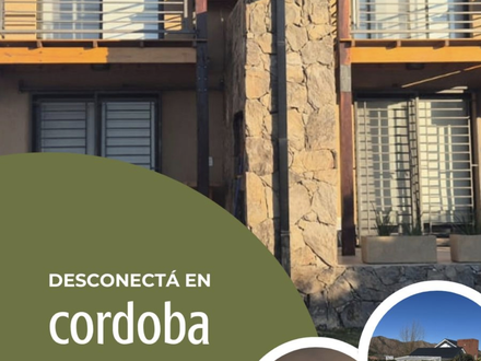 Alquiler temporario de cabana em Villa gral. belgrano
