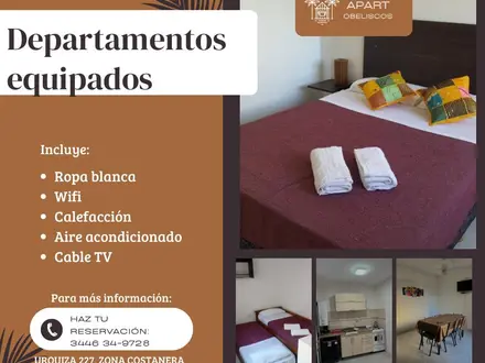 Alquiler temporario de apartamento em Gualeguaychu