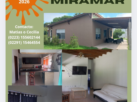 Alquiler temporario de casa em Miramar