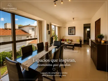 Alquiler temporario de departamento en Villa gesell