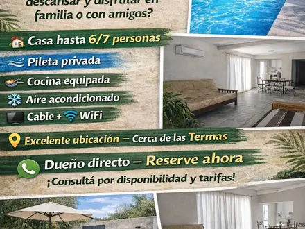 Alquiler temporario de casa en Gualeguaych&uacute;