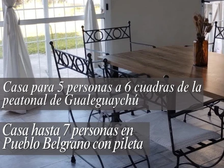 Alquiler temporario de casa em Gualeguaychú