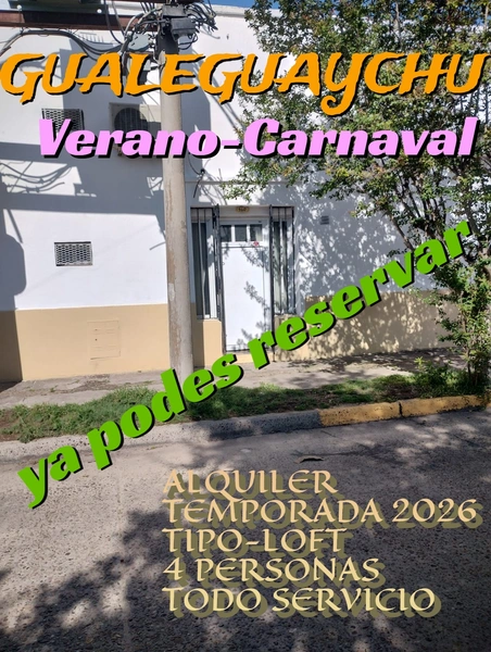 Alquiler temporario de apartamento em Gualeguaychú
