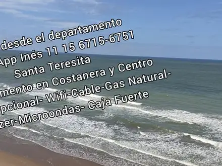 Alquiler temporario de apartamento em Santa teresita
