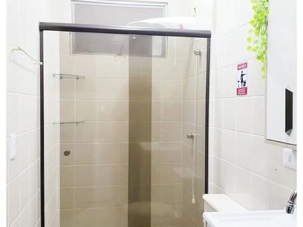 Toilette/ ducha, Alquiler temporario de apartamento em Ingleses