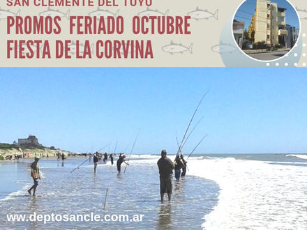 Alquiler temporario de apartamento em San clemente del tuyú