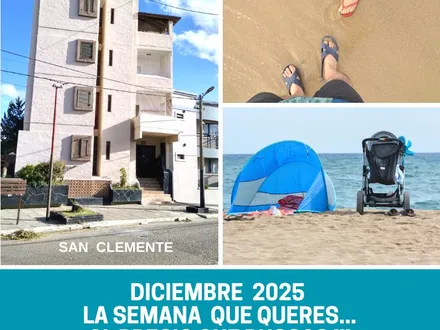 Alquiler temporario de apartamento em San clemente del tuyú