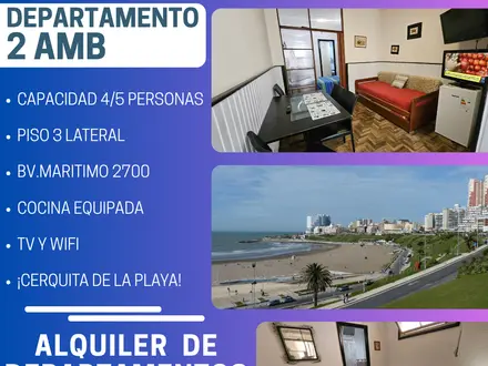 Alquiler temporario de apartamento em Mar del plata