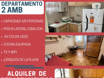 Alquiler temporario de apartamento em Mar del plata
