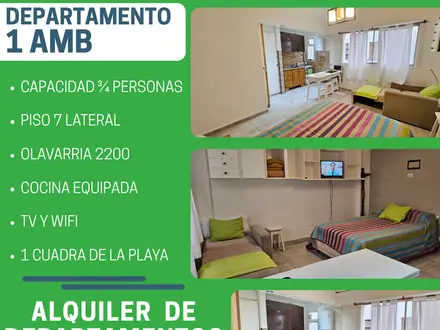 Alquiler temporario de apartamento em Mar del plata