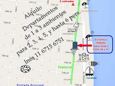 Alquiler temporario de apartamento em Santa teresita