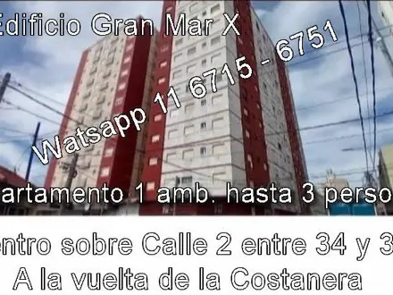 Alquiler temporario de apartamento em Santa teresita