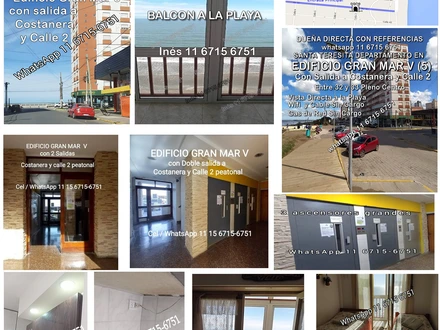 Alquiler temporario de apartamento em Santa teresita