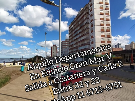 Alquiler temporario de apartamento em Santa teresita