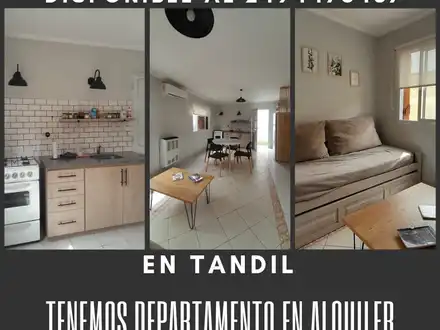 Alquiler temporario de apartamento em Tandil