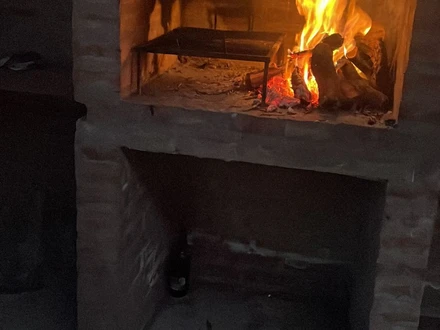 Nuestra parrilla 🔥, Alquiler temporario de caba&ntilde;a en Sauce grande, monte hermoso