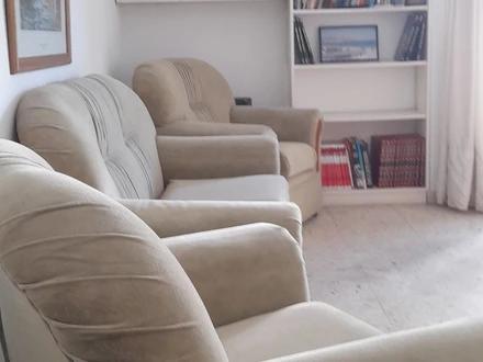 Living comedor, Alquiler temporario de departamento en Mar del plata