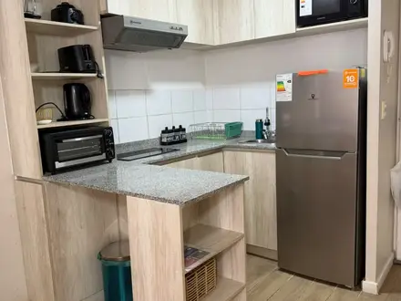 Cocina equipada, Arriendo temporario de apart en Estaci&oacute;n central