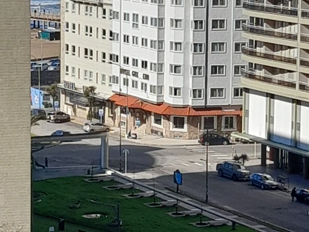 Vista al mar dormitorio y living, Alquiler temporario de departamento en Mar del plata