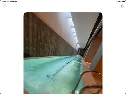 Piscina semi ol&iacute;mpica, Alquiler temporario de departamento en Mar del plata