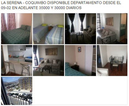 Arriendo temporario de departamento en La serena- coquimbo