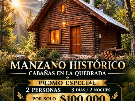 Alquiler temporario de caba&ntilde;a en Manzano historico