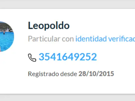 Alquiler temporario de apartamento em Villa carlos paz