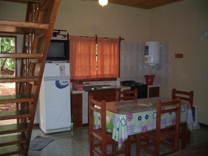 interior cabaña, Alquiler temporario de cabaña en Santo pipó