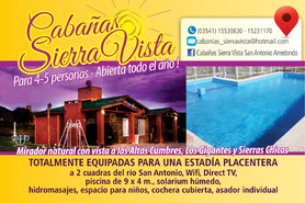 2 cabañas a compartir piscina de 9x4mts con adicional de solarium húmedo e hidromasaje, espacio para niños title=