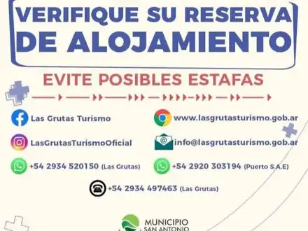 Alquiler temporario de departamento en Las grutas