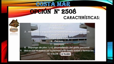 Arriendo temporario de apartamento em Coquimbo