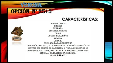 Arriendo temporario de departamento en La serena