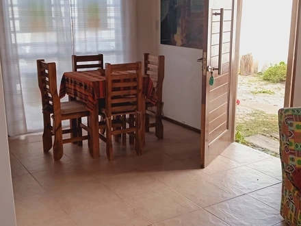 Comedor, Alquiler temporario de casa en San clemente del tuyu
