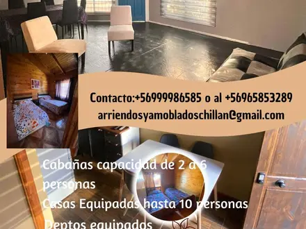 Arriendo temporario de cabana em Chillan viejo