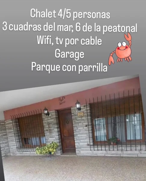 Alquiler temporario de casa en San clemente del tuy&uacute;