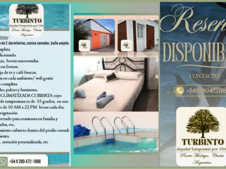 Alquiler temporario de departamento en Puerto madryn