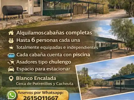 Alquiler temporario de caba&ntilde;a en Blanco encalada