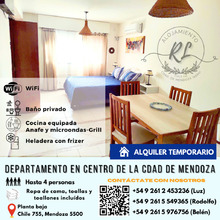 Alquiler temporario de departamento en Capital