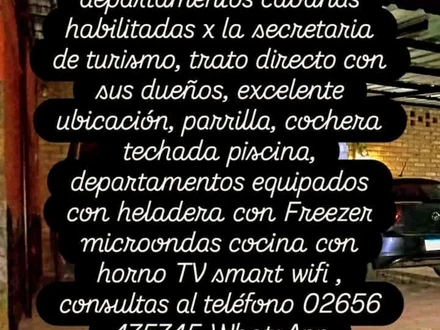 Alquiler temporario de apartamento em Merlo