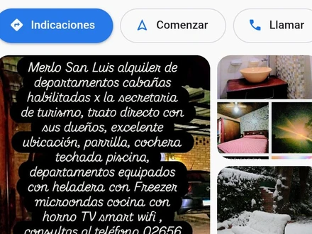 Alquiler temporario de departamento en El rinc&oacute;n